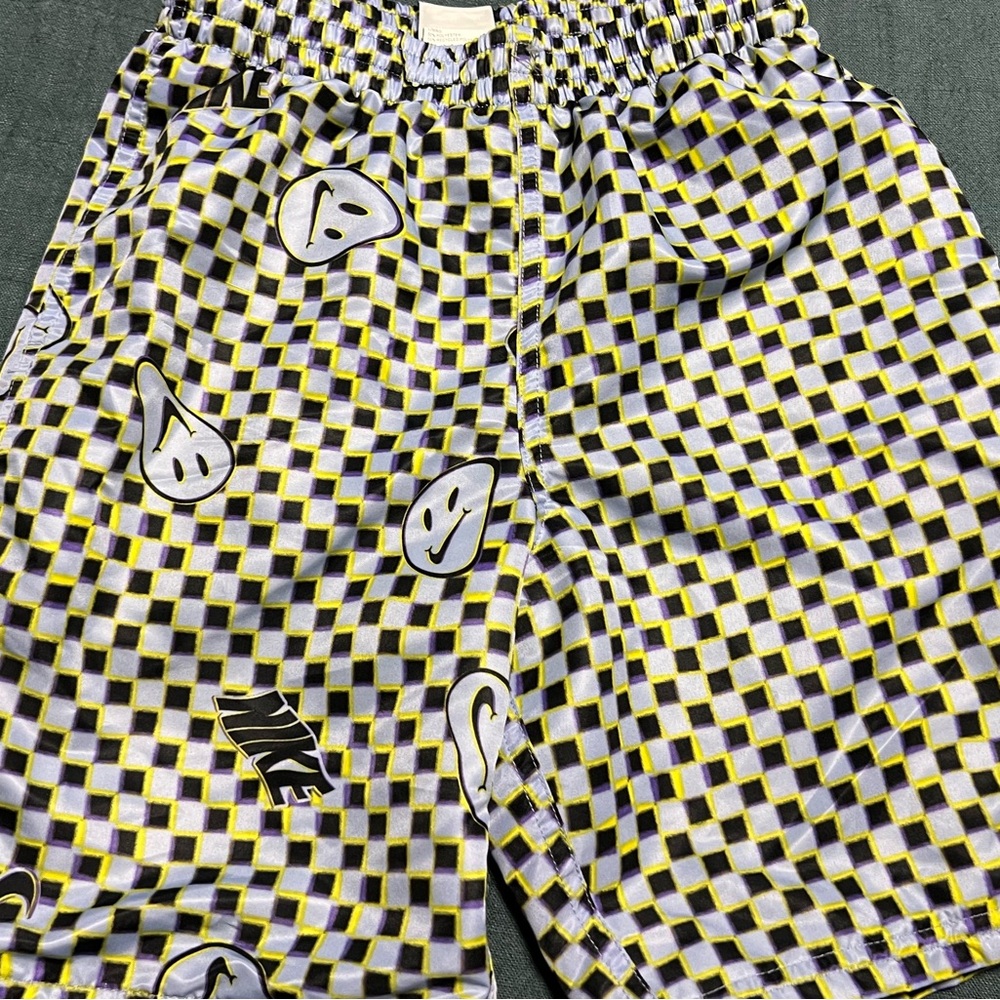 Nike Checkered Smiley Face Swimsuit